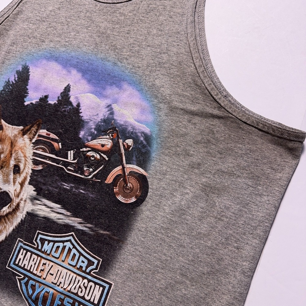 Vintage‎ Harley Davidson Tank Top Mens XL Albuquerque USA Made 90s - Picture 4 of 8